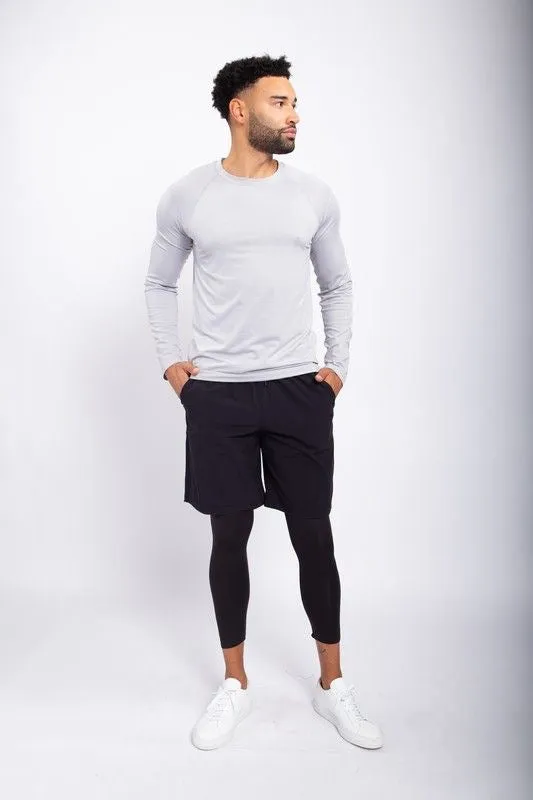 MEN'S Long Sleeve Micro-Perforated Active Tee