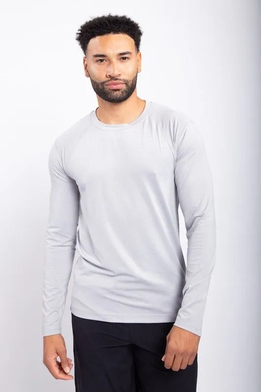 MEN'S Long Sleeve Micro-Perforated Active Tee