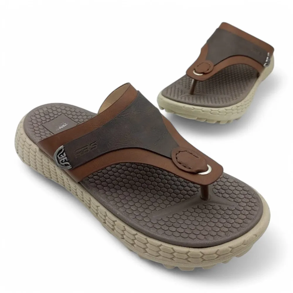 Men’s Outdoor Comfort Slippers  3002 – Mustard