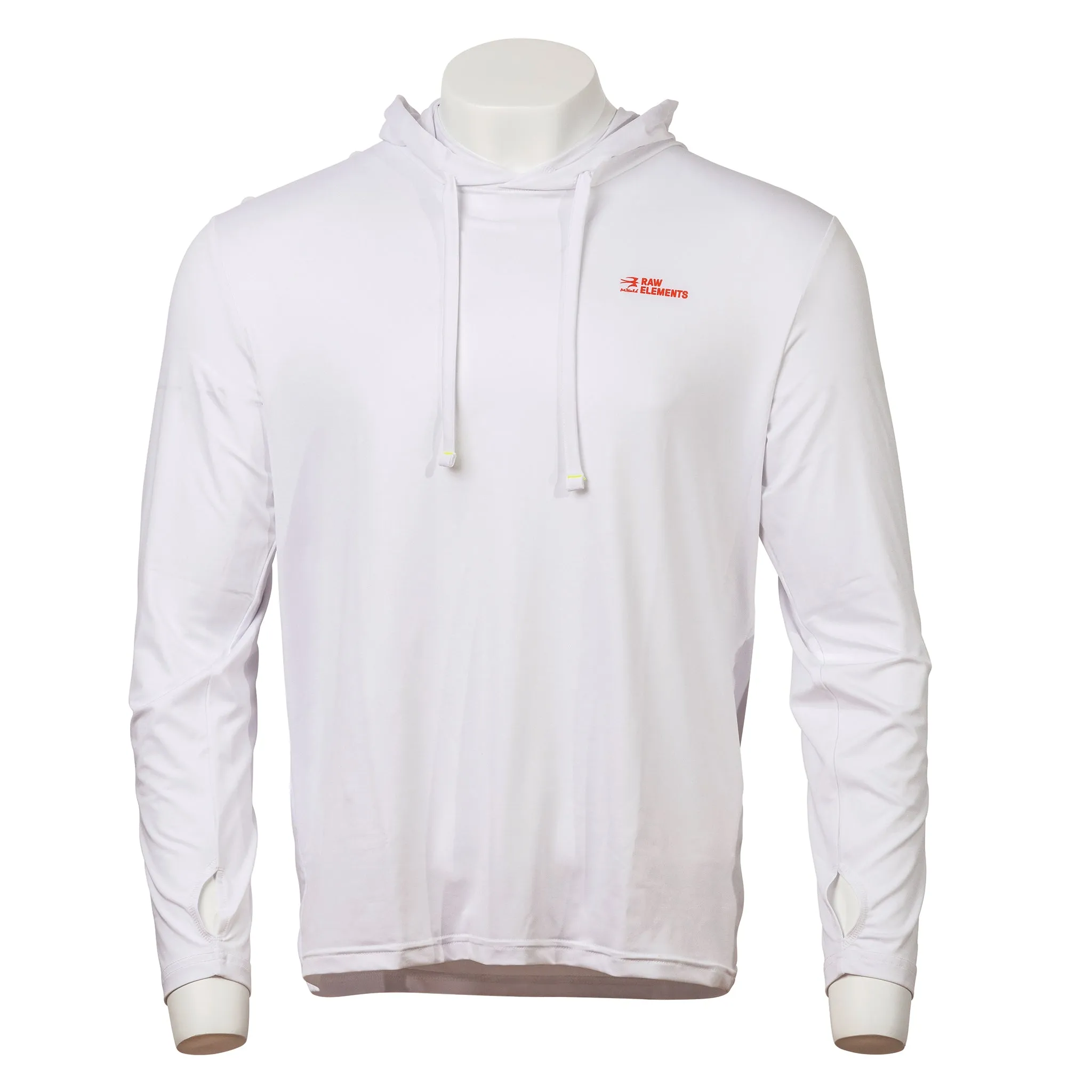 MIKE FIELD RED SHIELD LONG SLEEVE HOODED SUNSHIRT