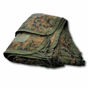 Military Woobie / Poncho Liner in MARPAT Marine Camouflage Pattern