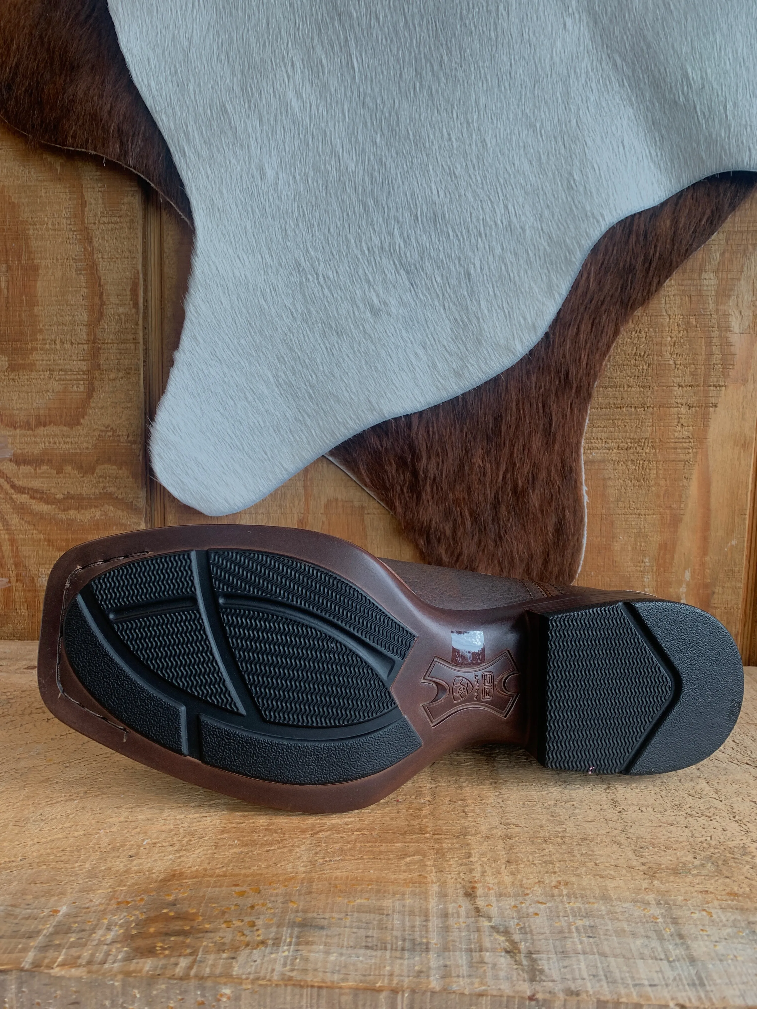 MNS Booker Ultra Western Boot BROWN OILED ROWDY