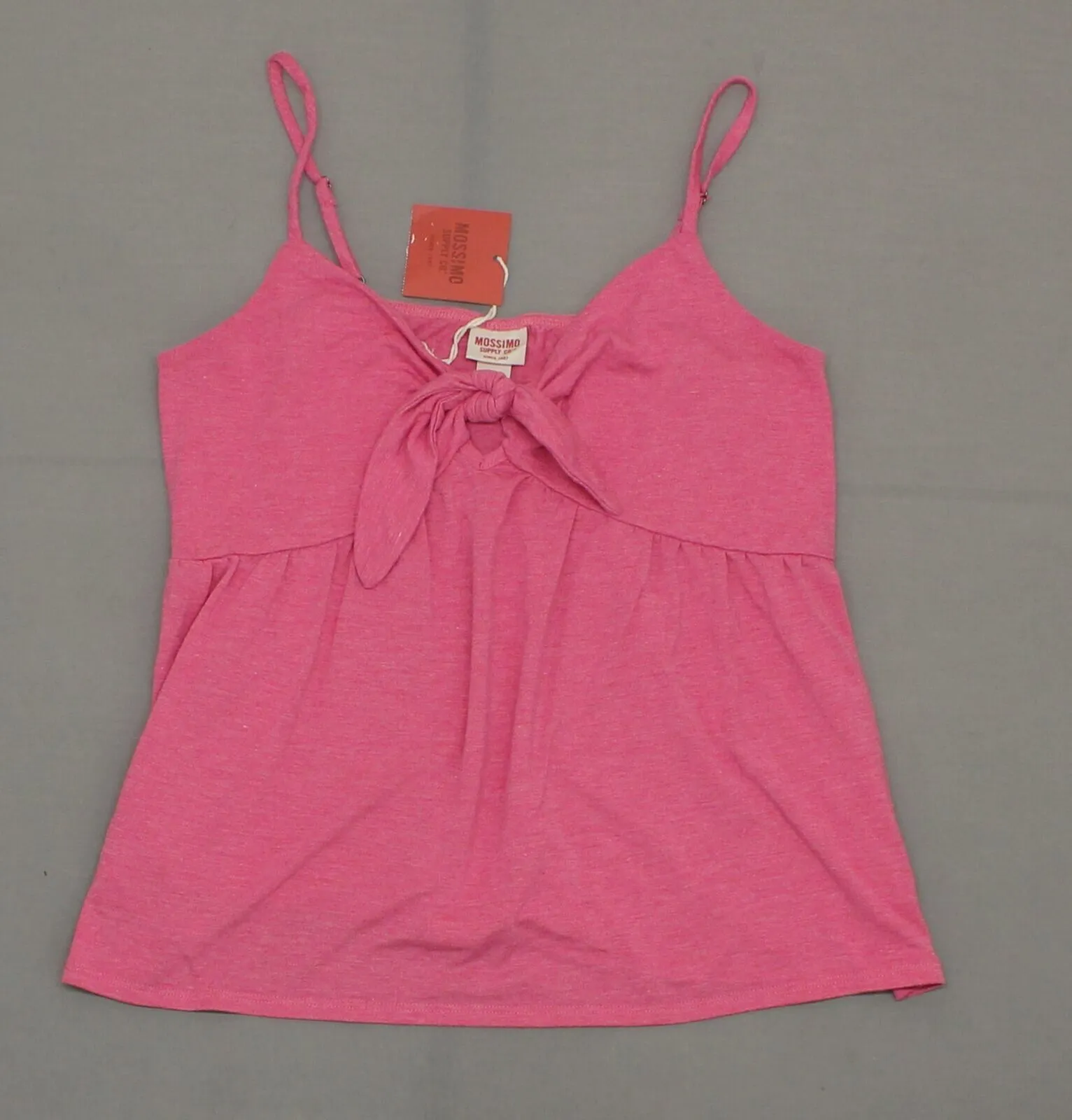 Mossimo Women's Adjustable Strap Tie Front Cami Tank Top Shirt
