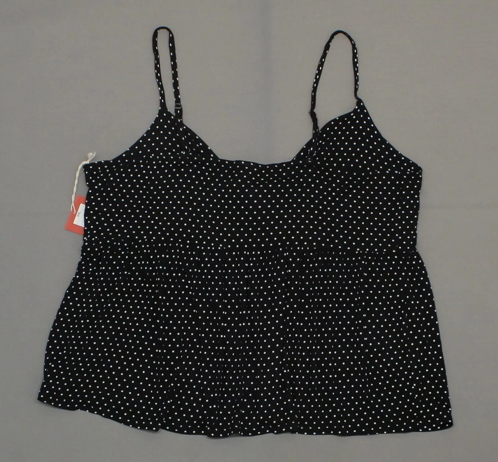 Mossimo Women's Adjustable Strap Tie Front Cami Tank Top Shirt