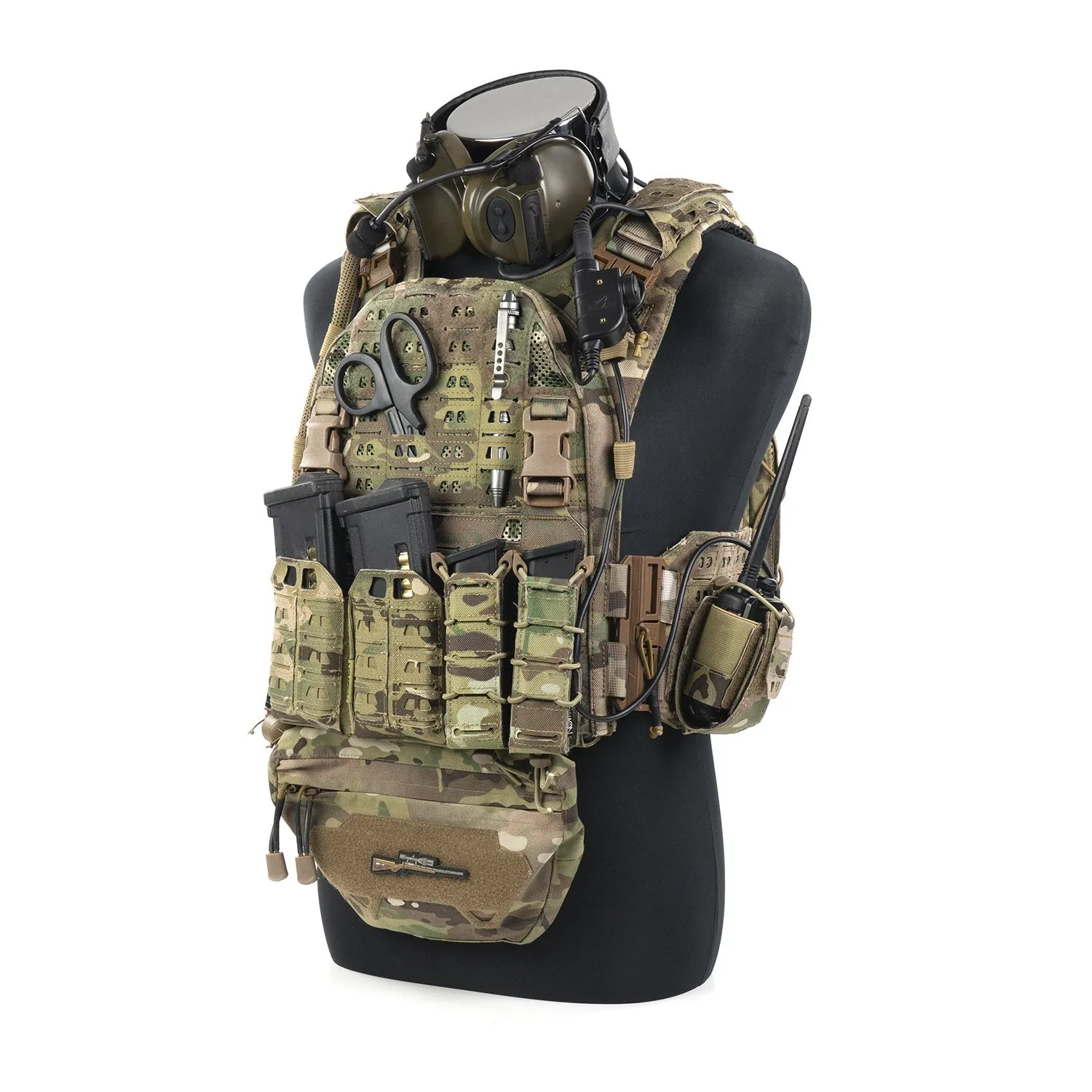Novritsch ASPC Airsoft Plate Carrier Front Molle Flap - ACP Tropic