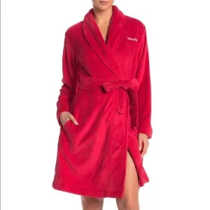 NWOT Calvin Klein Red Belted Robe Size XS/S