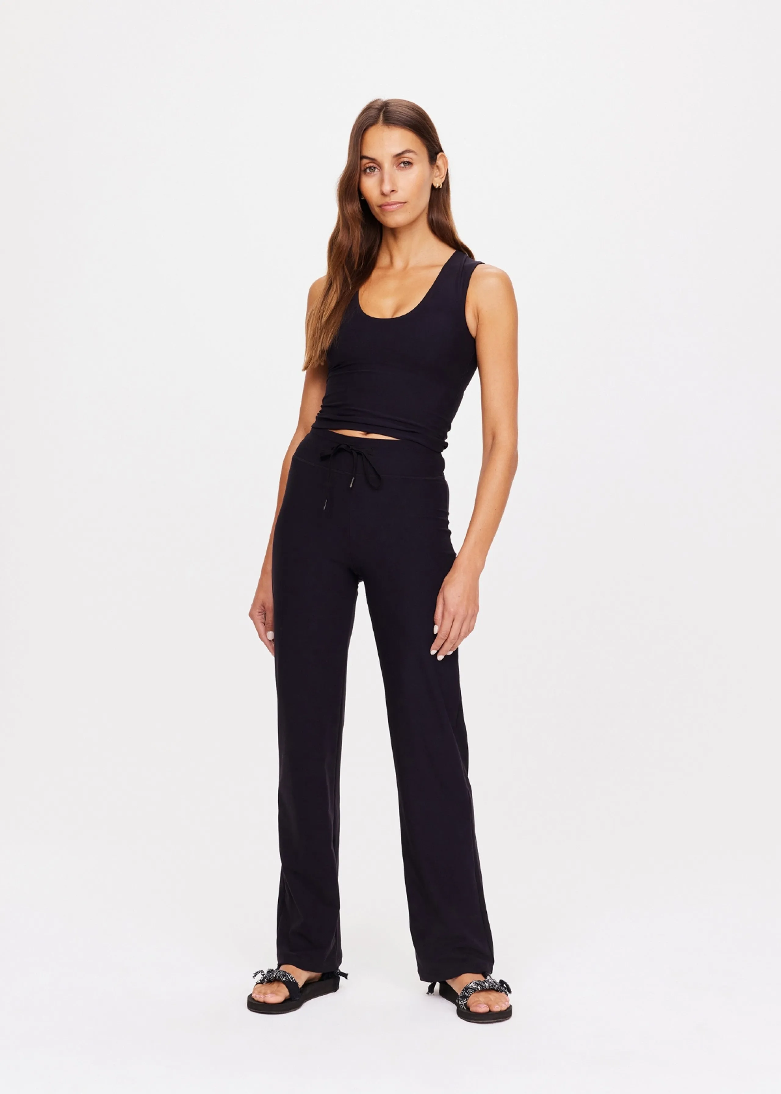 Onyx Kori Crop Tank | Black