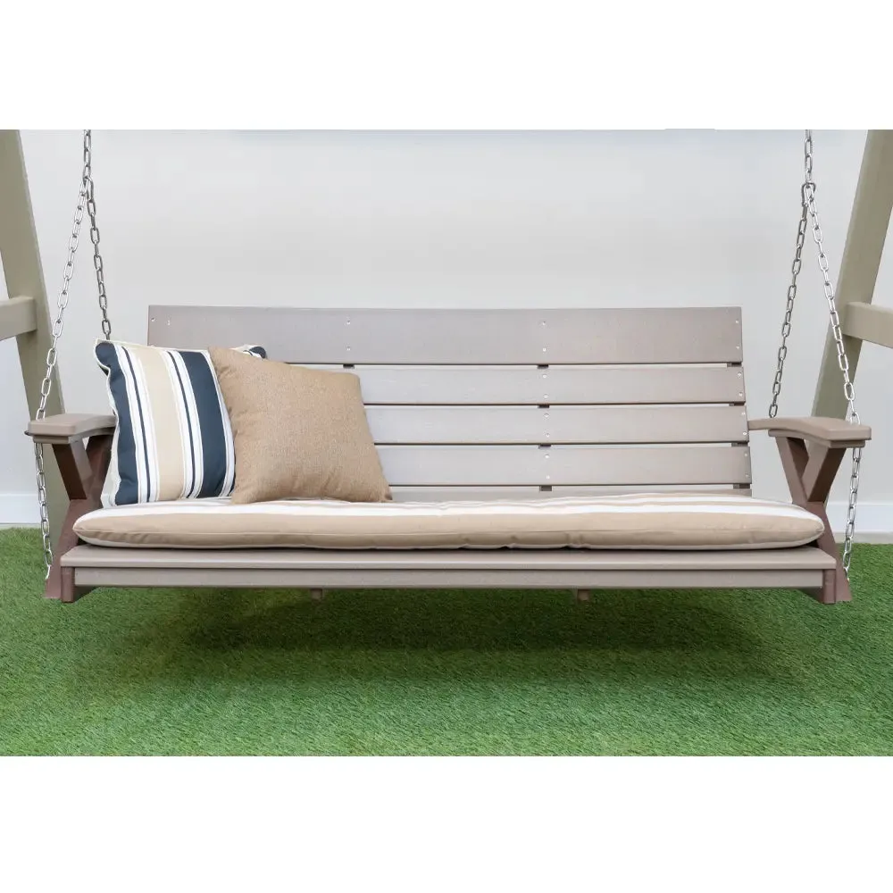 Outdoor Woodgrain Dixie Swing