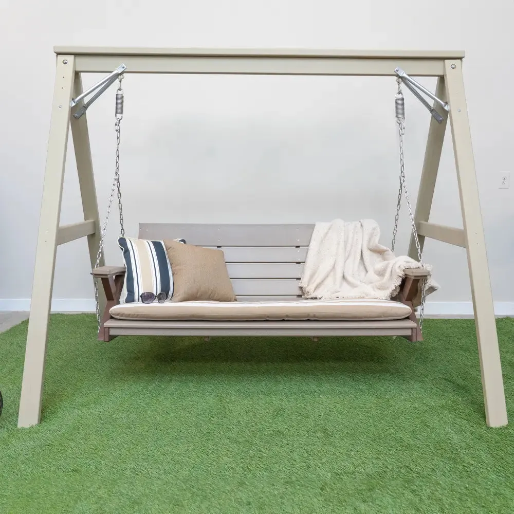 Outdoor Woodgrain Dixie Swing