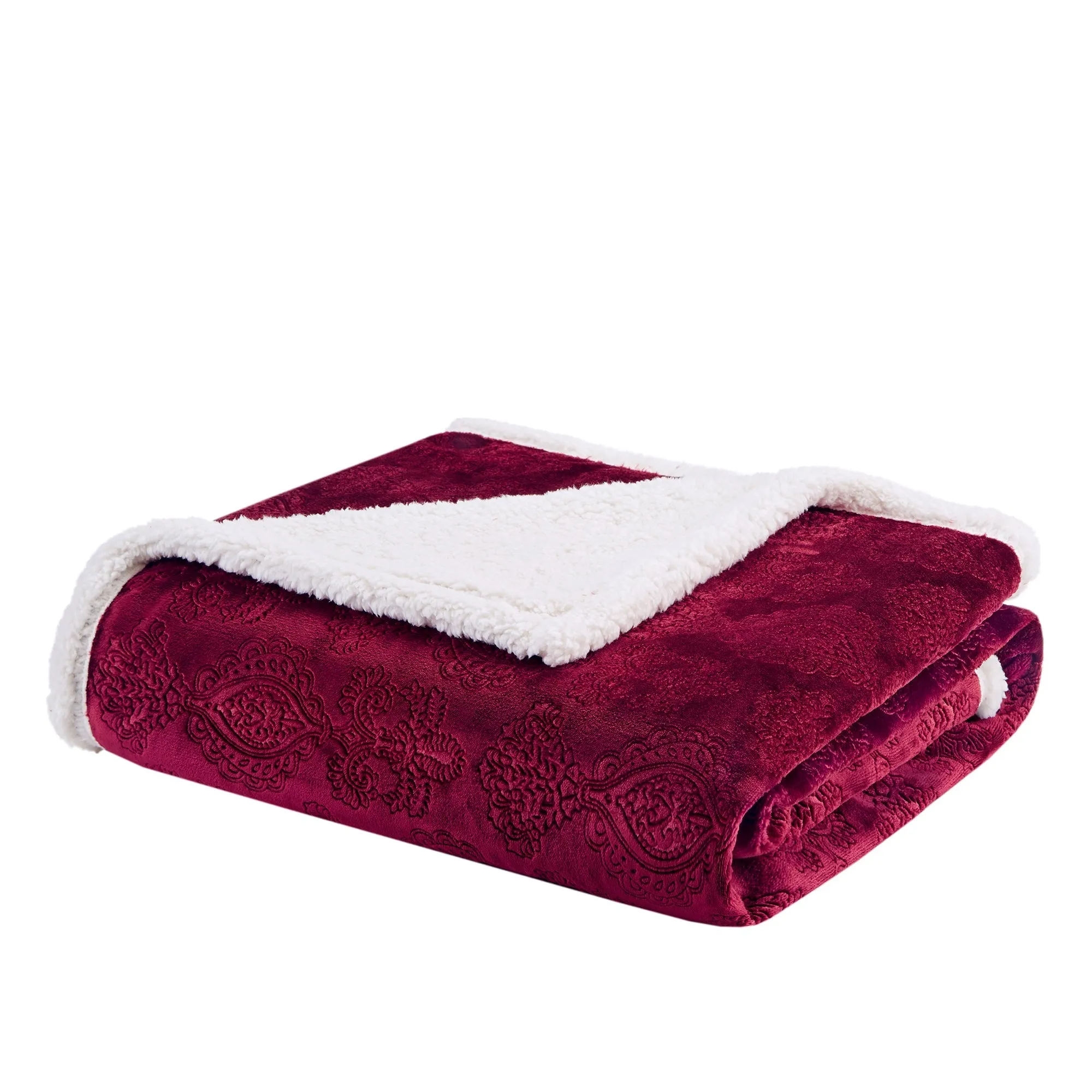Oversized Textured Plush Throw