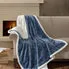 Oversized Textured Plush Throw