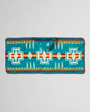 Pendleton Harding Teal Hooded Baby Towel