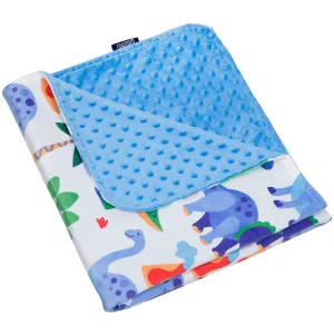 Personalized Plush Minky Dot Baby Blanket - Wildkin - Dinosaurs