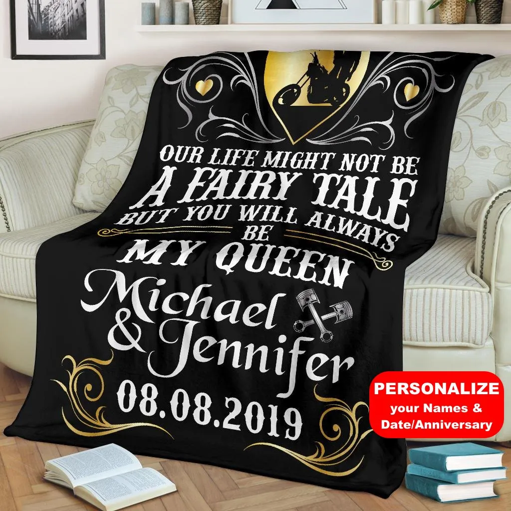 PERSONALIZED You Will Always Be My Queen Blanket
