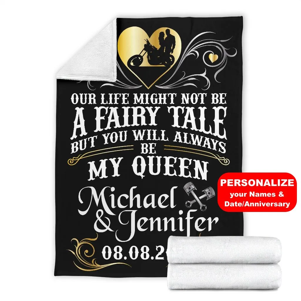 PERSONALIZED You Will Always Be My Queen Blanket