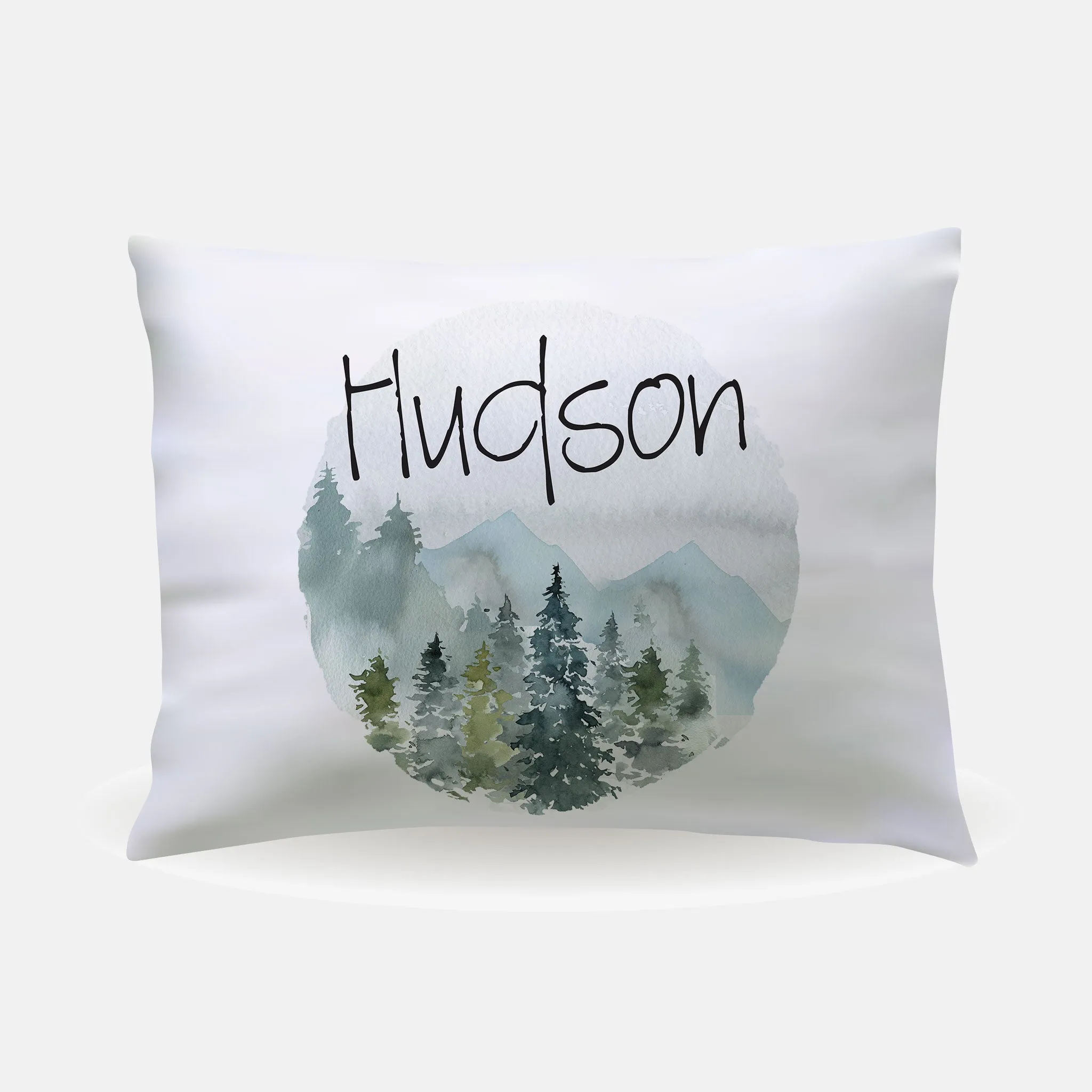 Pillow Case - Mountains and Trees