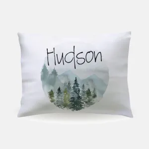 Pillow Case - Mountains and Trees