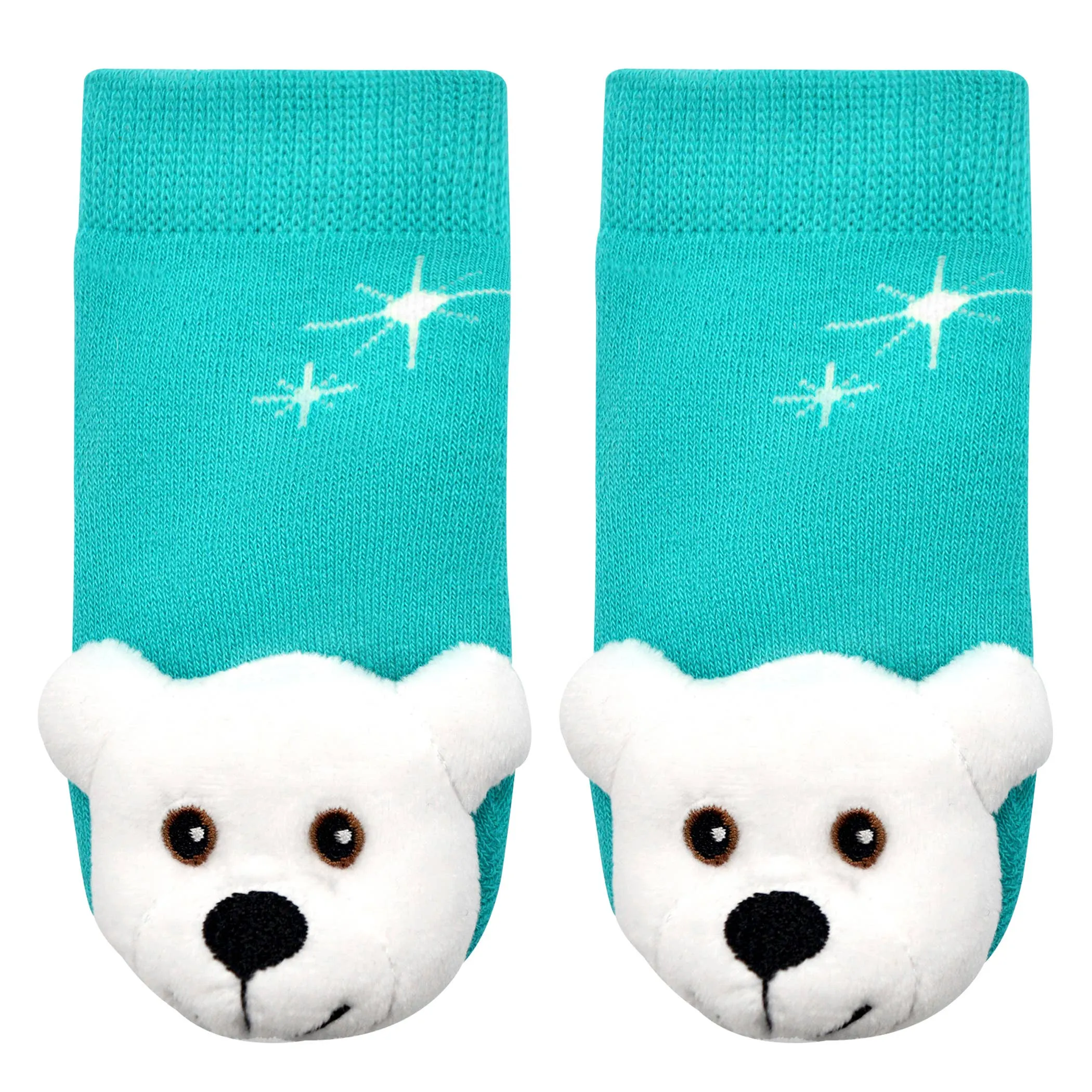 Polar Bear Boogie Toes Rattle Socks for Babies