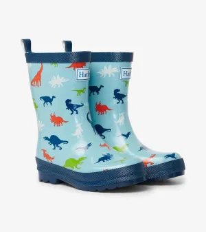 Prehistoric Dinosaur Shiny Rain Boots