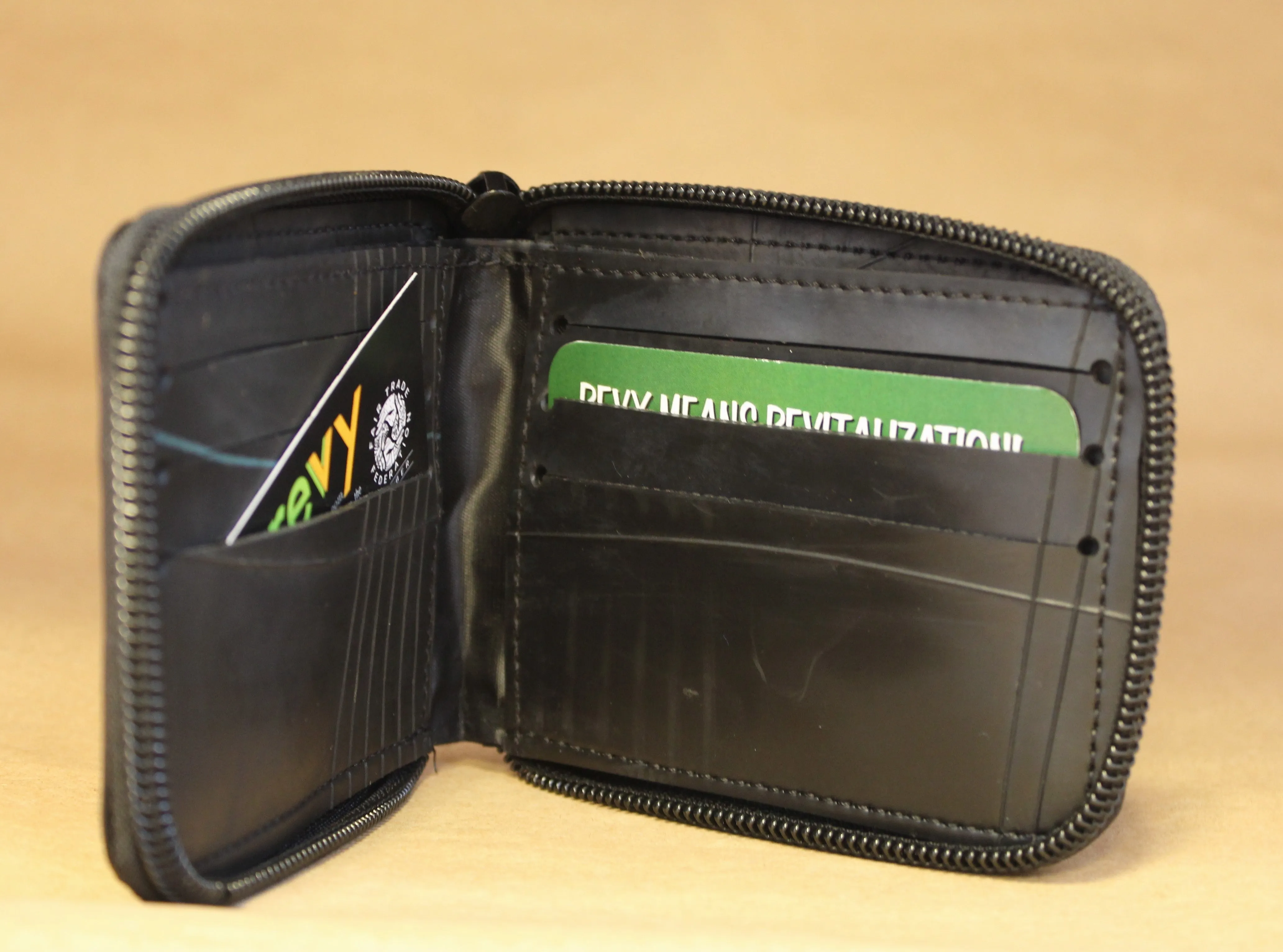Revved Up Bi-Fold Zipper Wallet