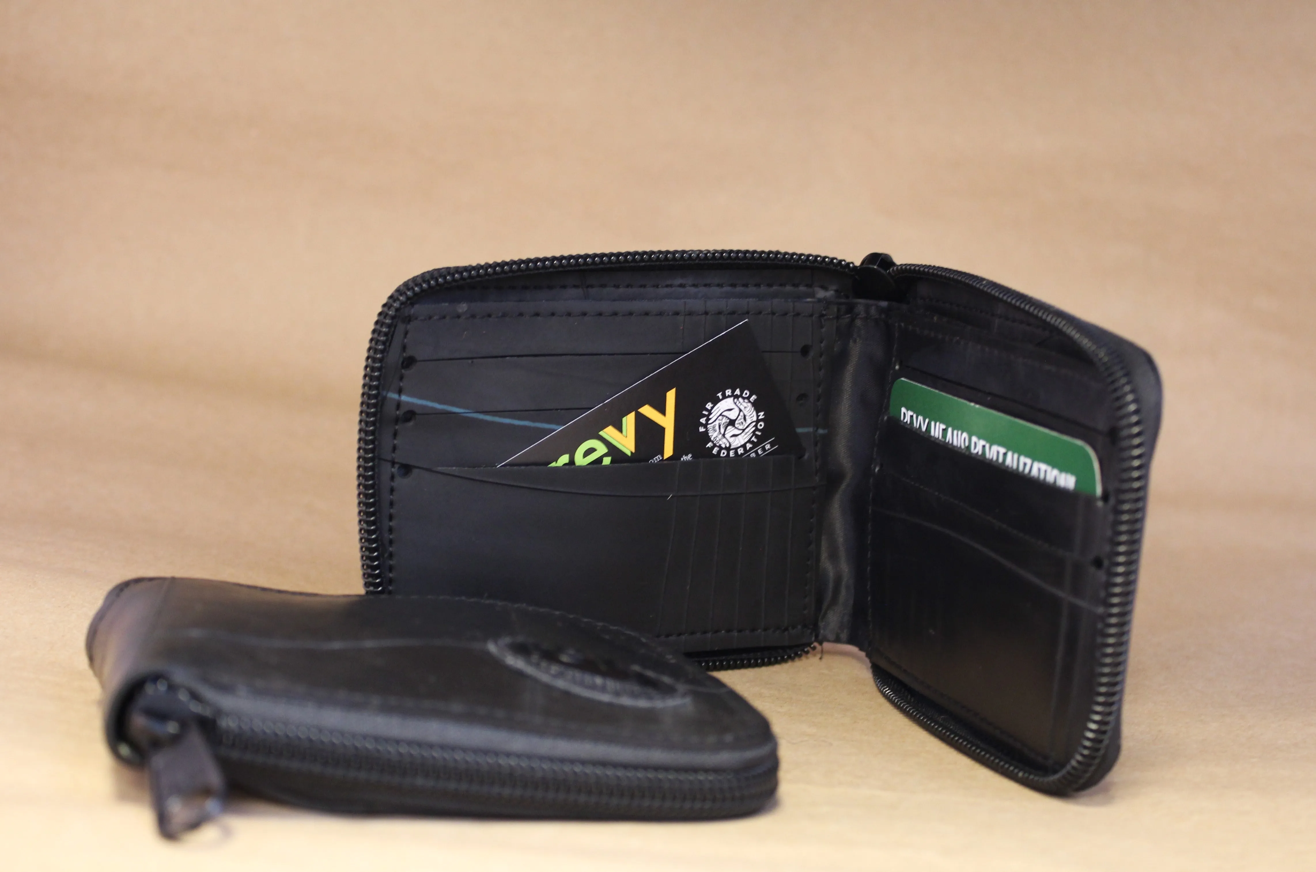 Revved Up Bi-Fold Zipper Wallet