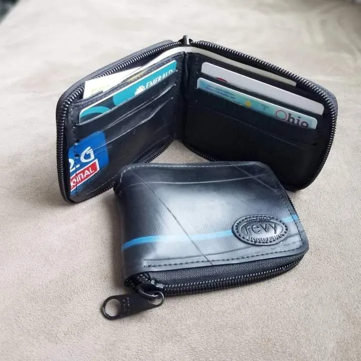 Revved Up Bi-Fold Zipper Wallet