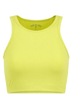 Ribbed Claudia Bra - Lime