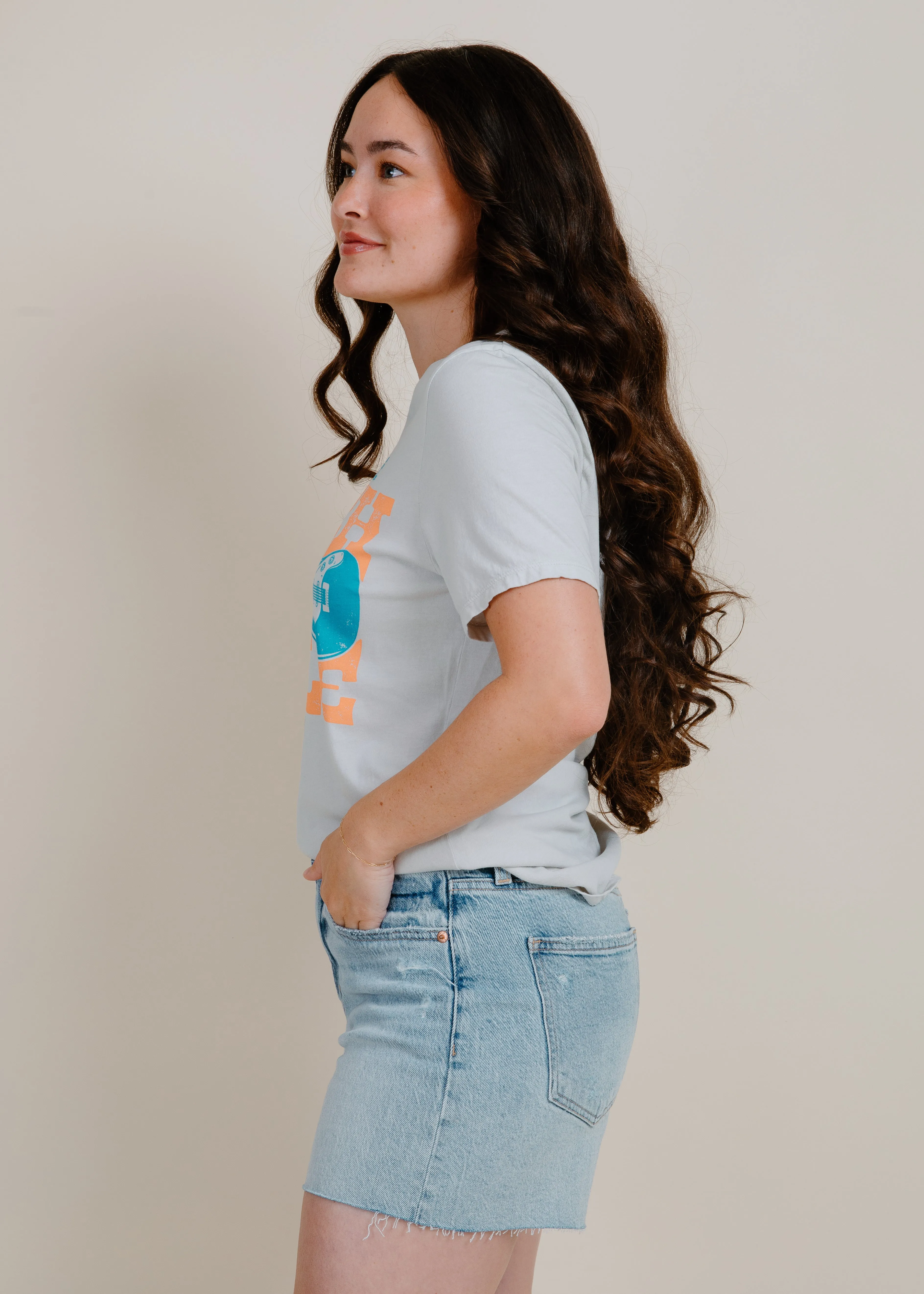 Rock Out In Nash Tee - Grey