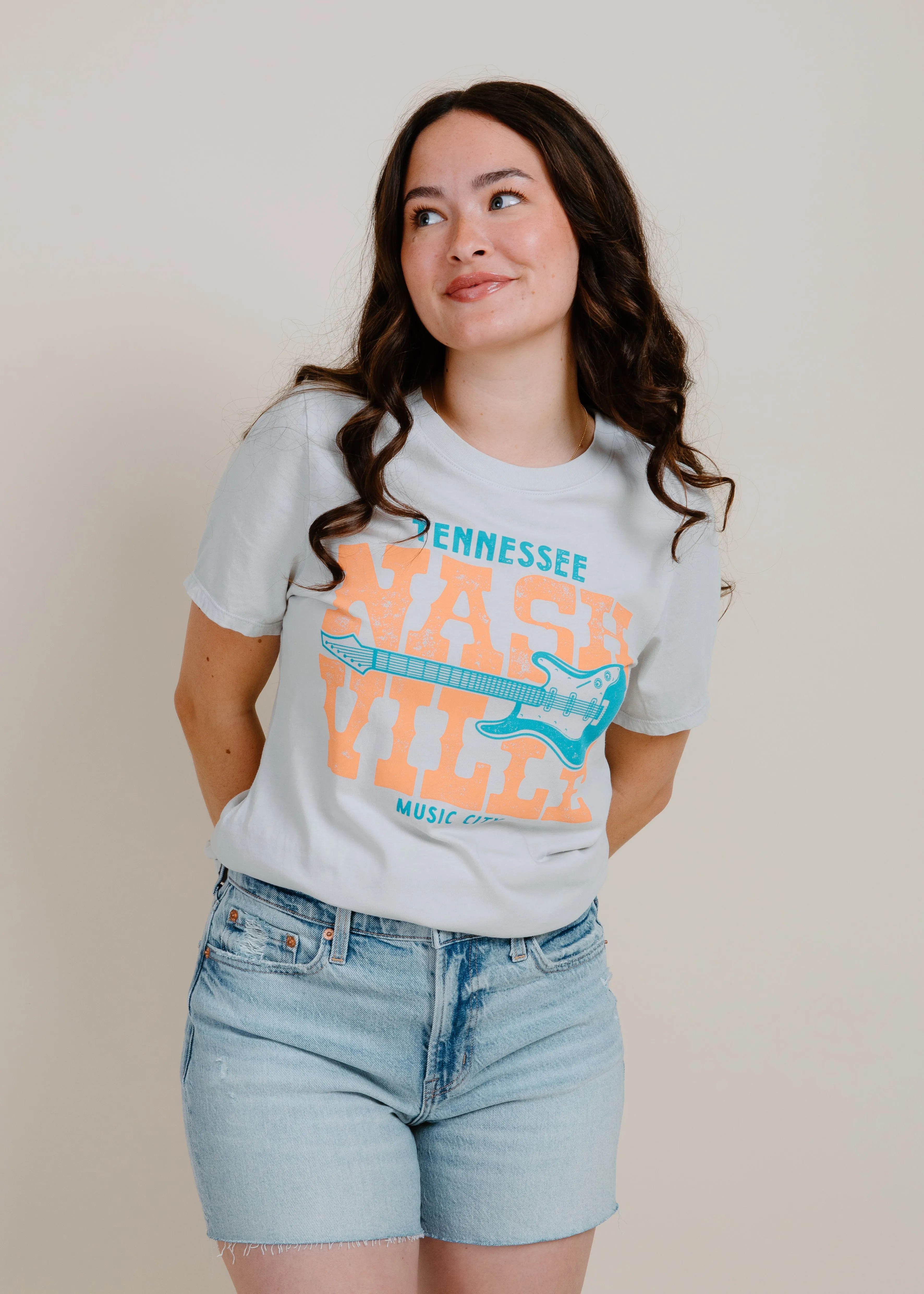 Rock Out In Nash Tee - Grey