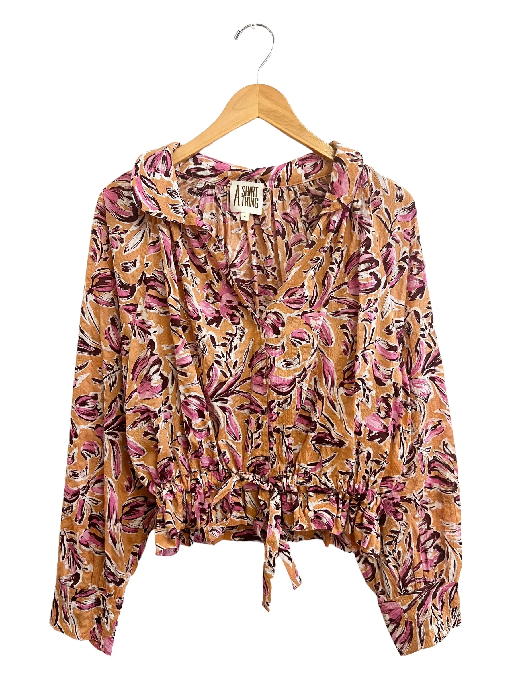 RUBY TULIP BLOUSE IN PINK