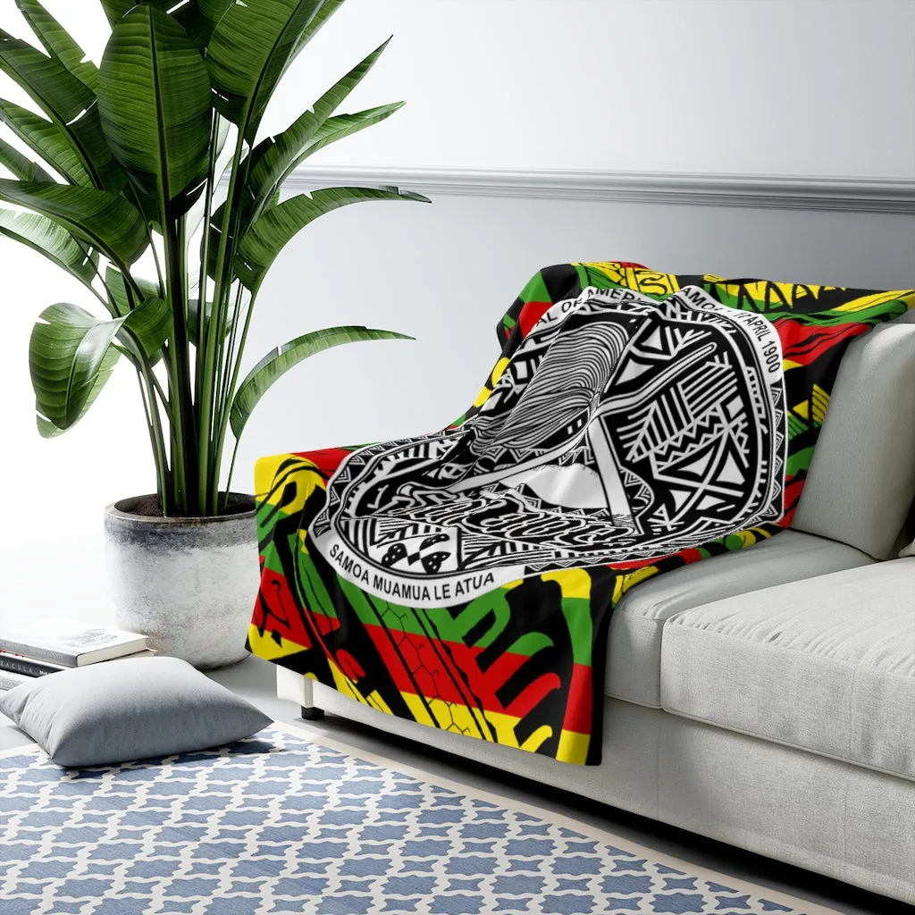 Samoa Rasta Fleece Blanket