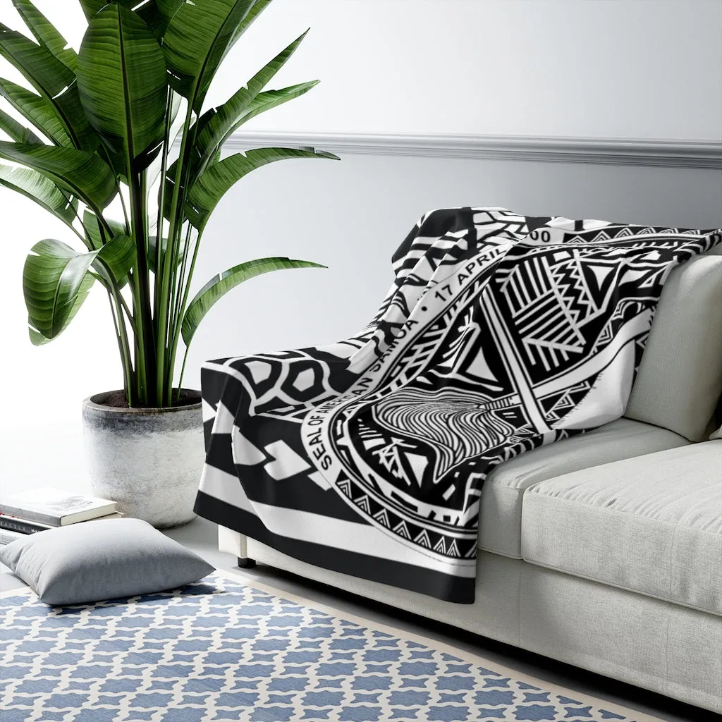 Samoa Shield Tribal  Blanket