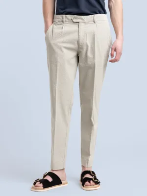Sand Green Cotton Weiss Trouser