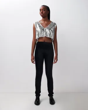 Sequin Asymmetrical Top G