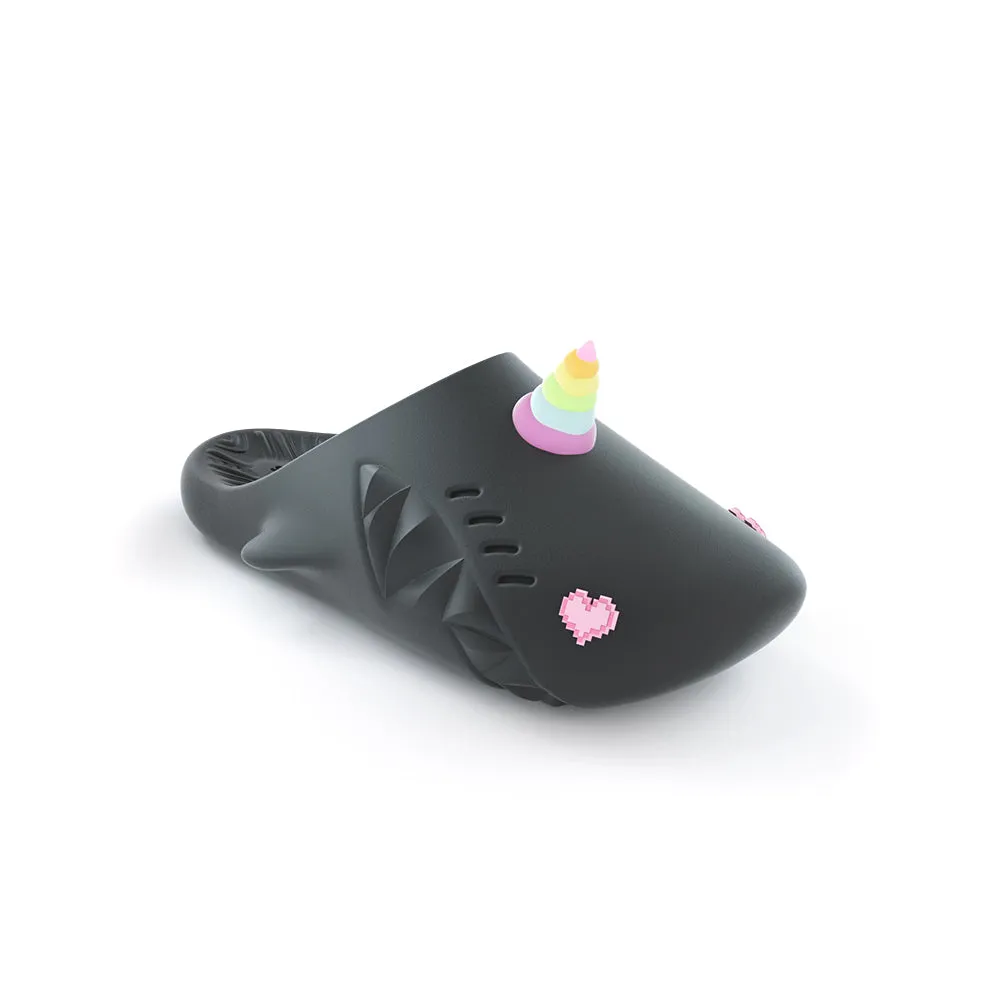 Sharkicks Pro Mule - Unicorn, Pixel Heart Eyes