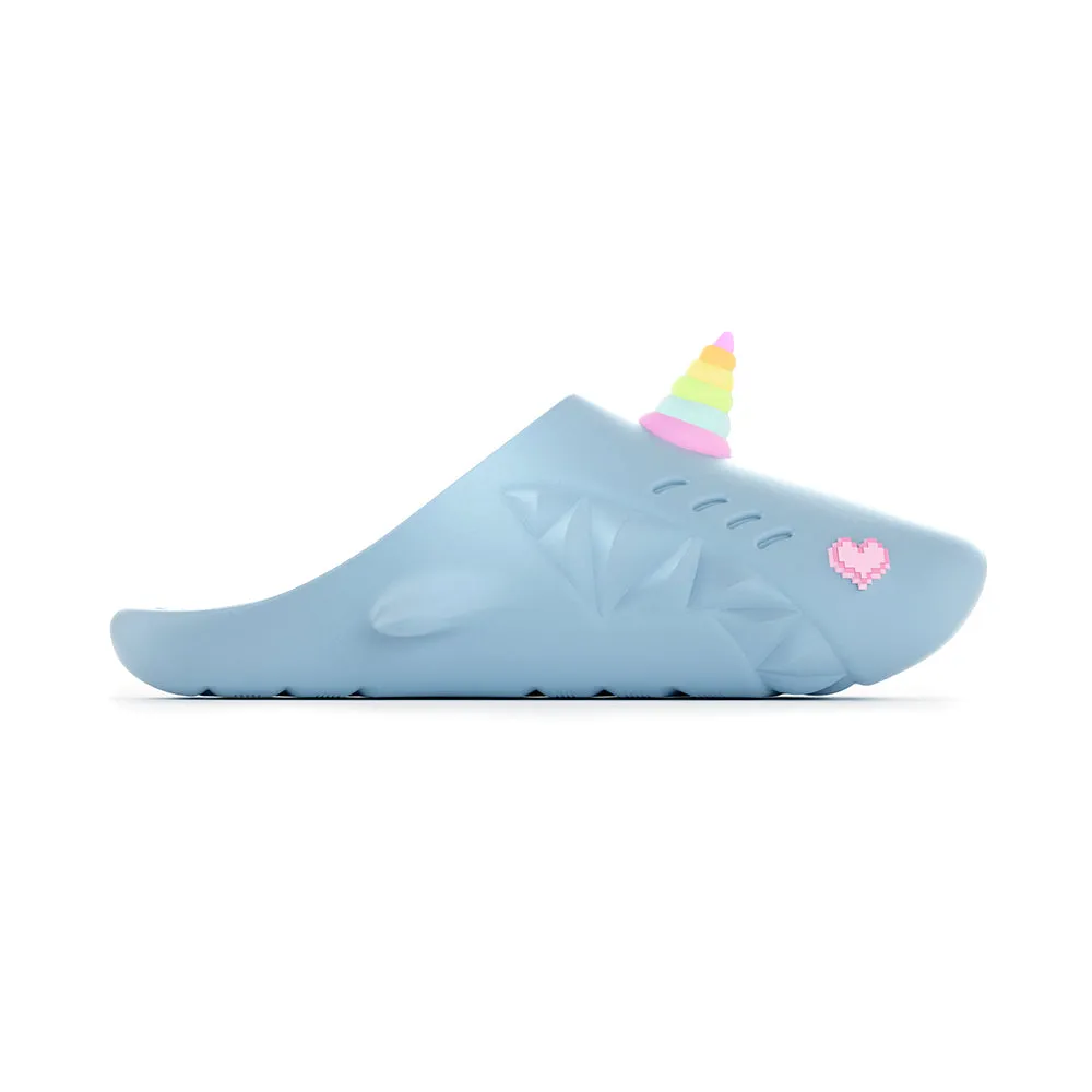 Sharkicks Pro Mule - Unicorn, Pixel Heart Eyes