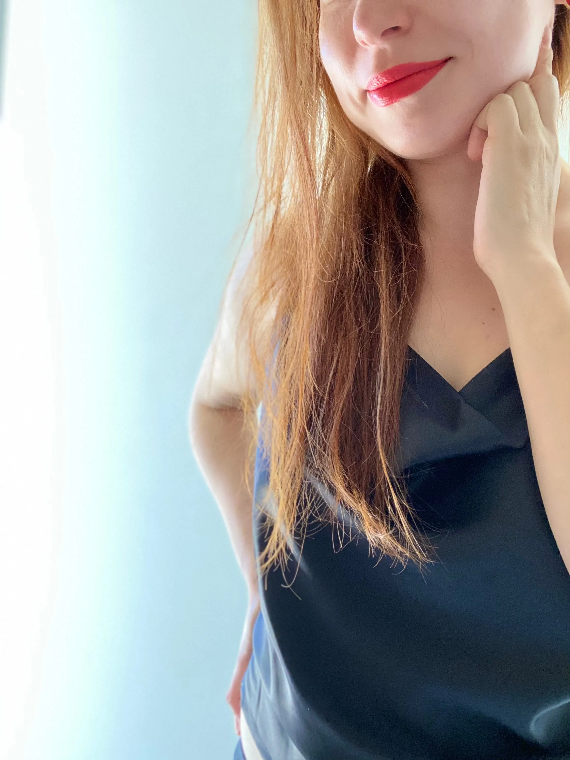 Shawl neckline top