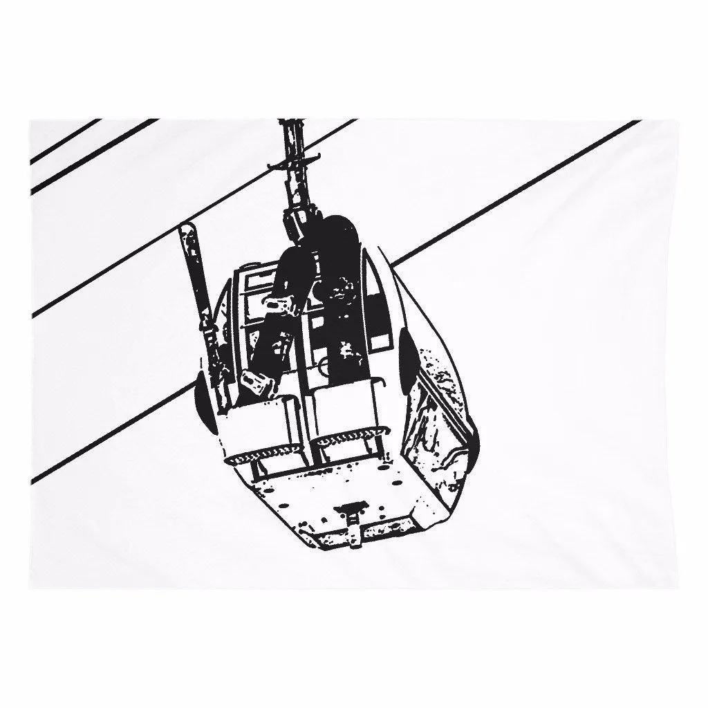 Ski Gondola - Wall Tapestry