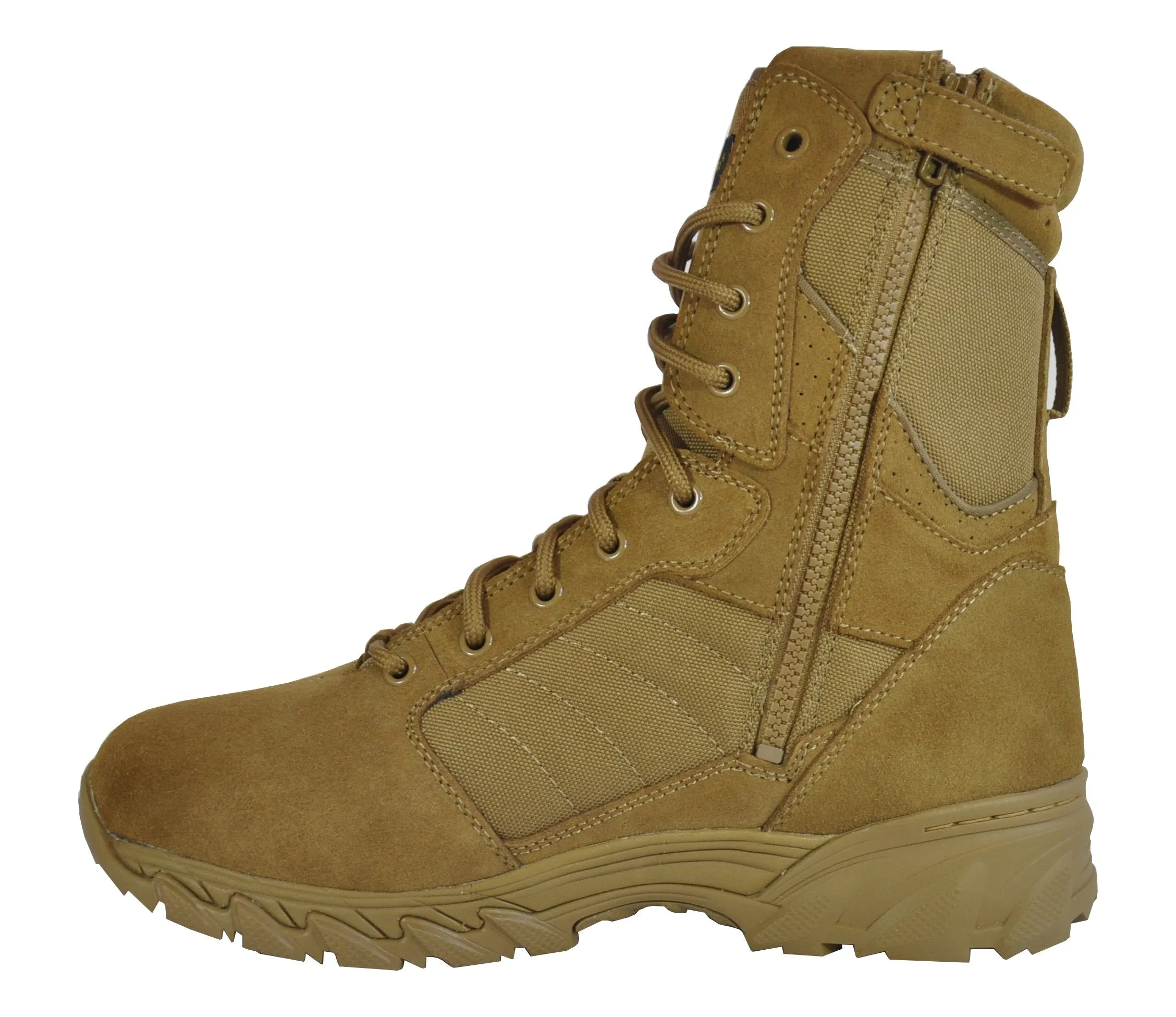 Smith & Wesson® Footwear Breach 2.0 Side Zip Tactical Boots - Coyote