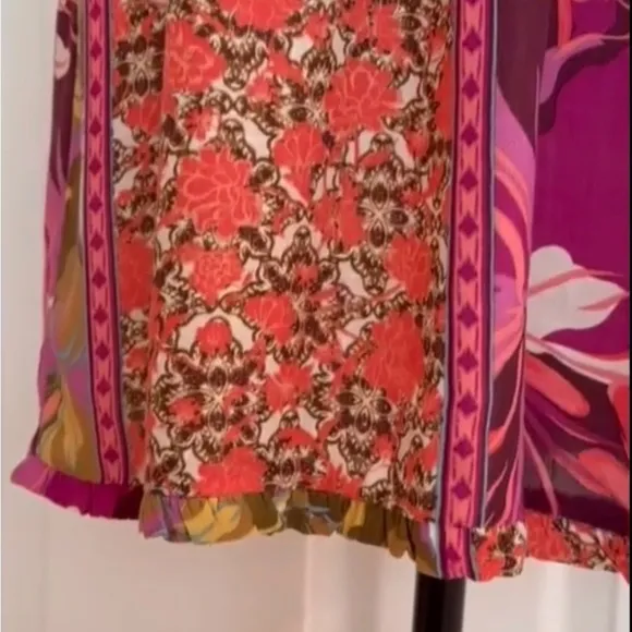 SO GOODS for LIFE ~ Women’s elastic tube top multi-colored lightweight dress XS