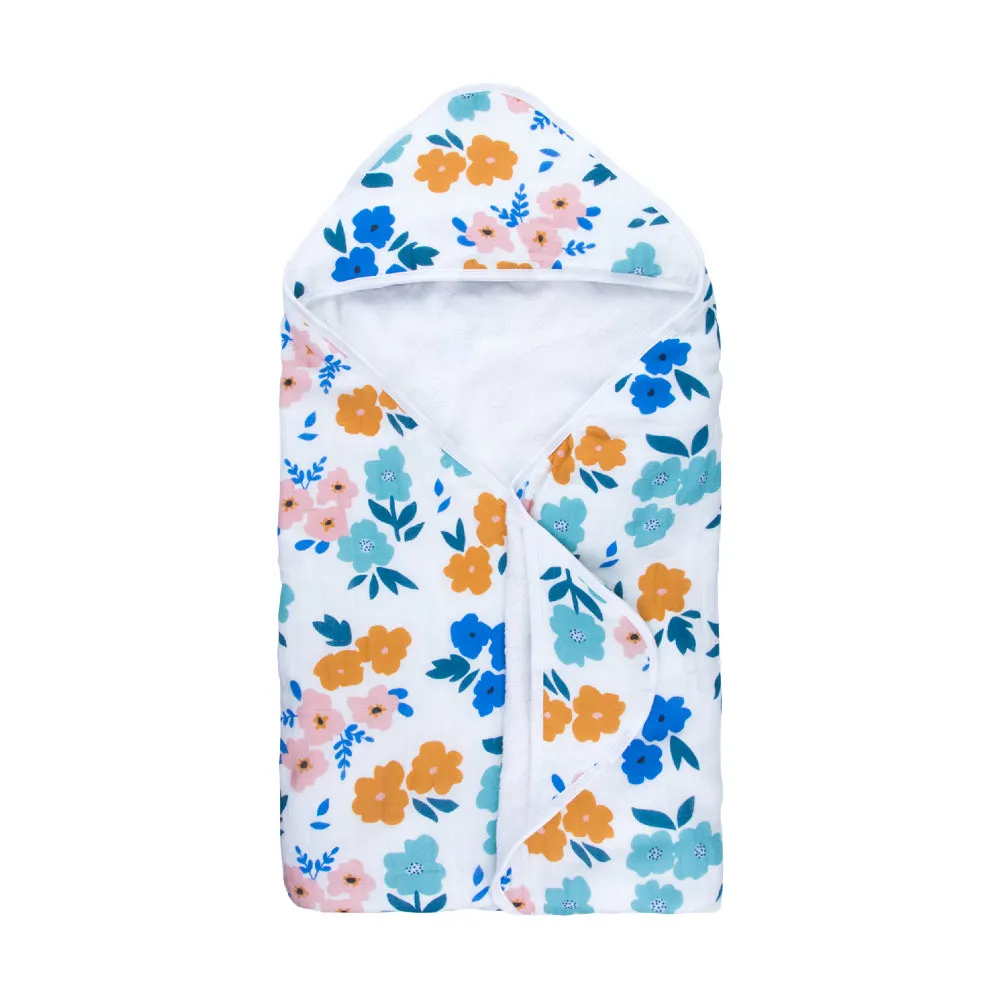 Summer Floral Hooded Towel