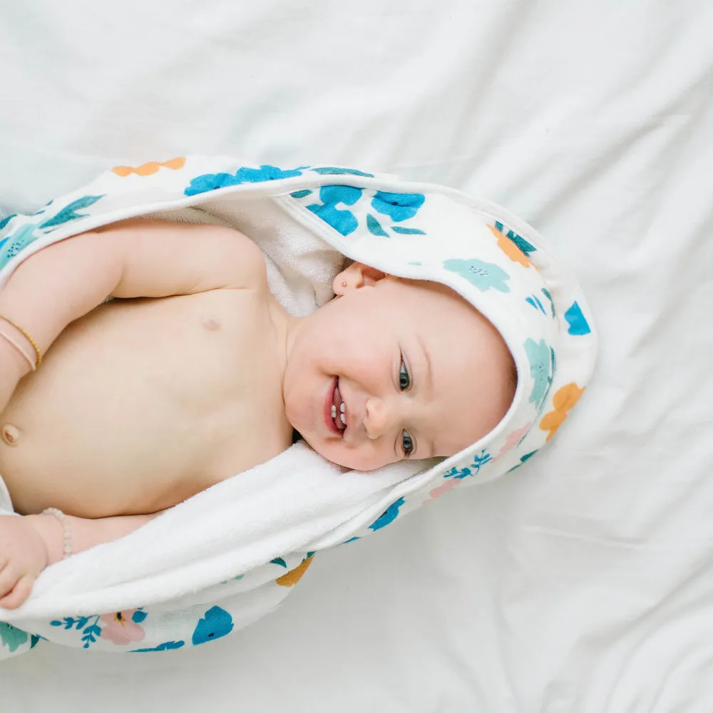 Summer Floral Hooded Towel