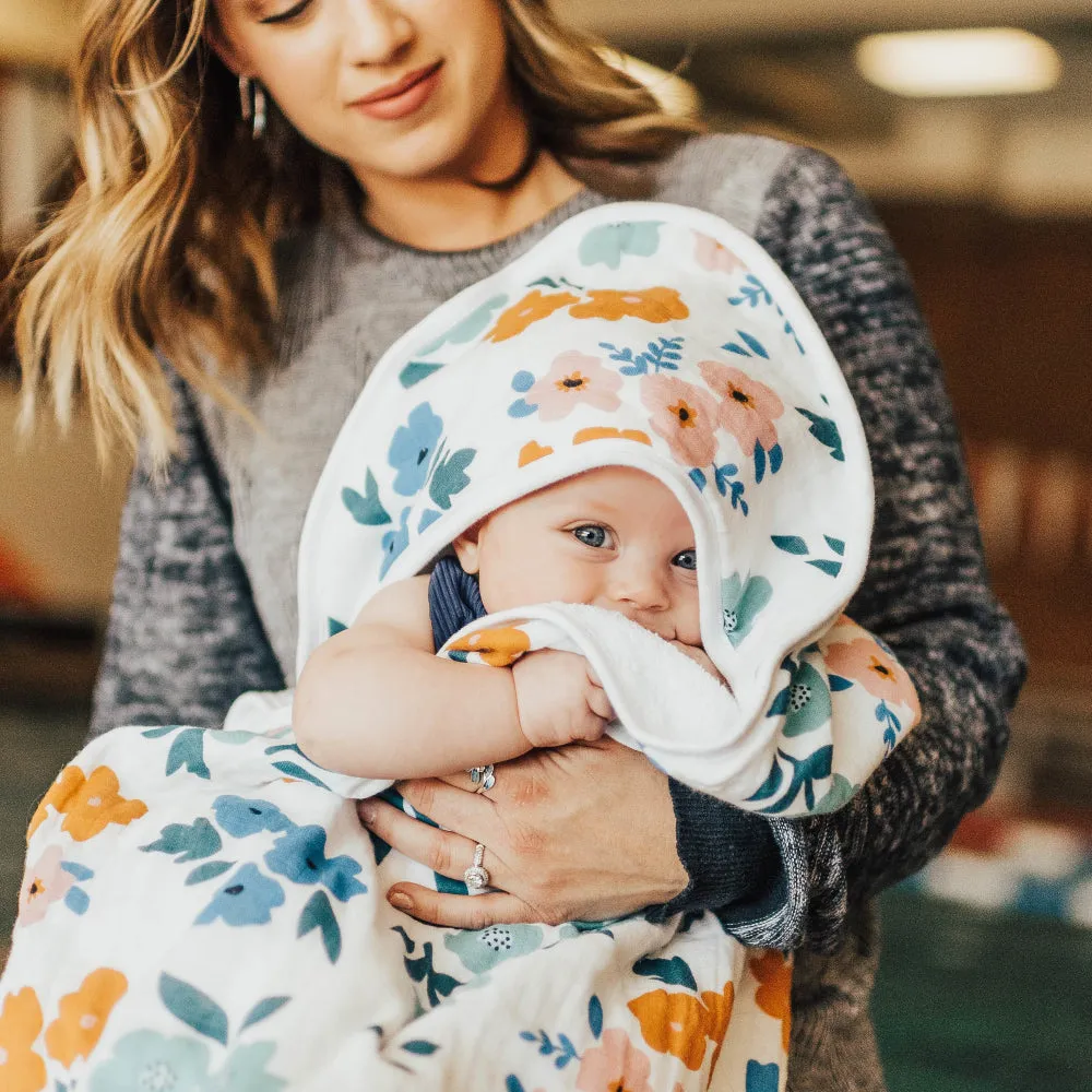 Summer Floral Hooded Towel