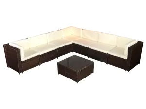 SUNSHINE 8PC "L" SHAPED SECTIONAL