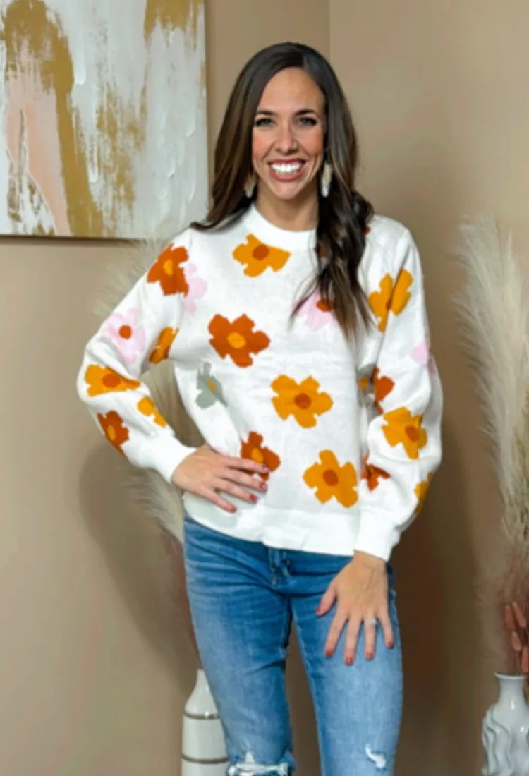 Sweet Flower Sweater
