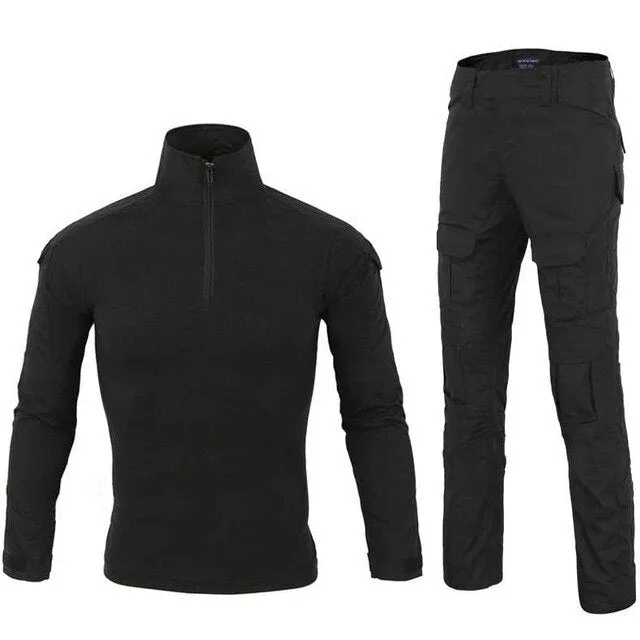 Tactical Camouflage Military Uniform Clothes Suit Men US Army clothes Military Combat Shirt Cargo Pants Military Uniform Battle