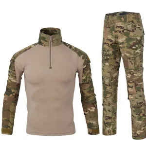 Tactical Camouflage Military Uniform Clothes Suit Men US Army clothes Military Combat Shirt Cargo Pants Military Uniform Battle