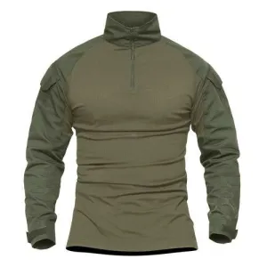 Tactical Men Military Army Green SWAT Combat Shirt