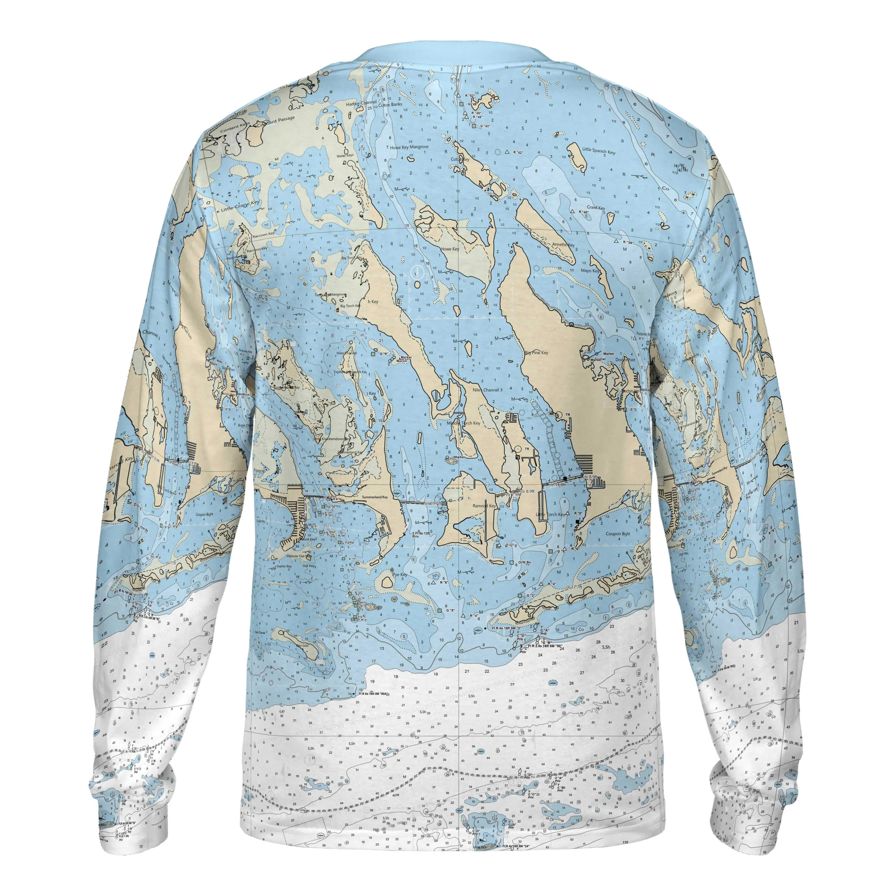 The Big Pine to Cudjoe Key Long Sleeve Performance Tee