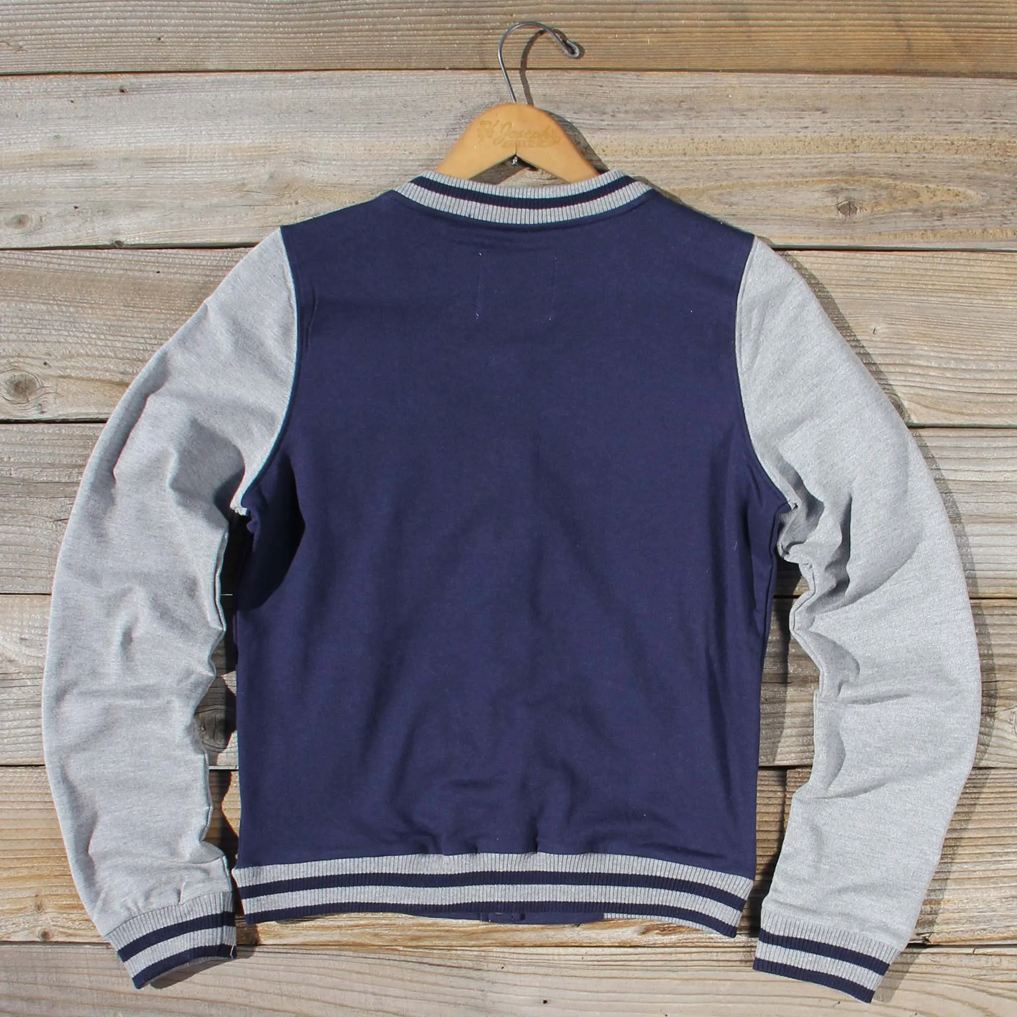 The Letterman's Sweatshirt in Navy